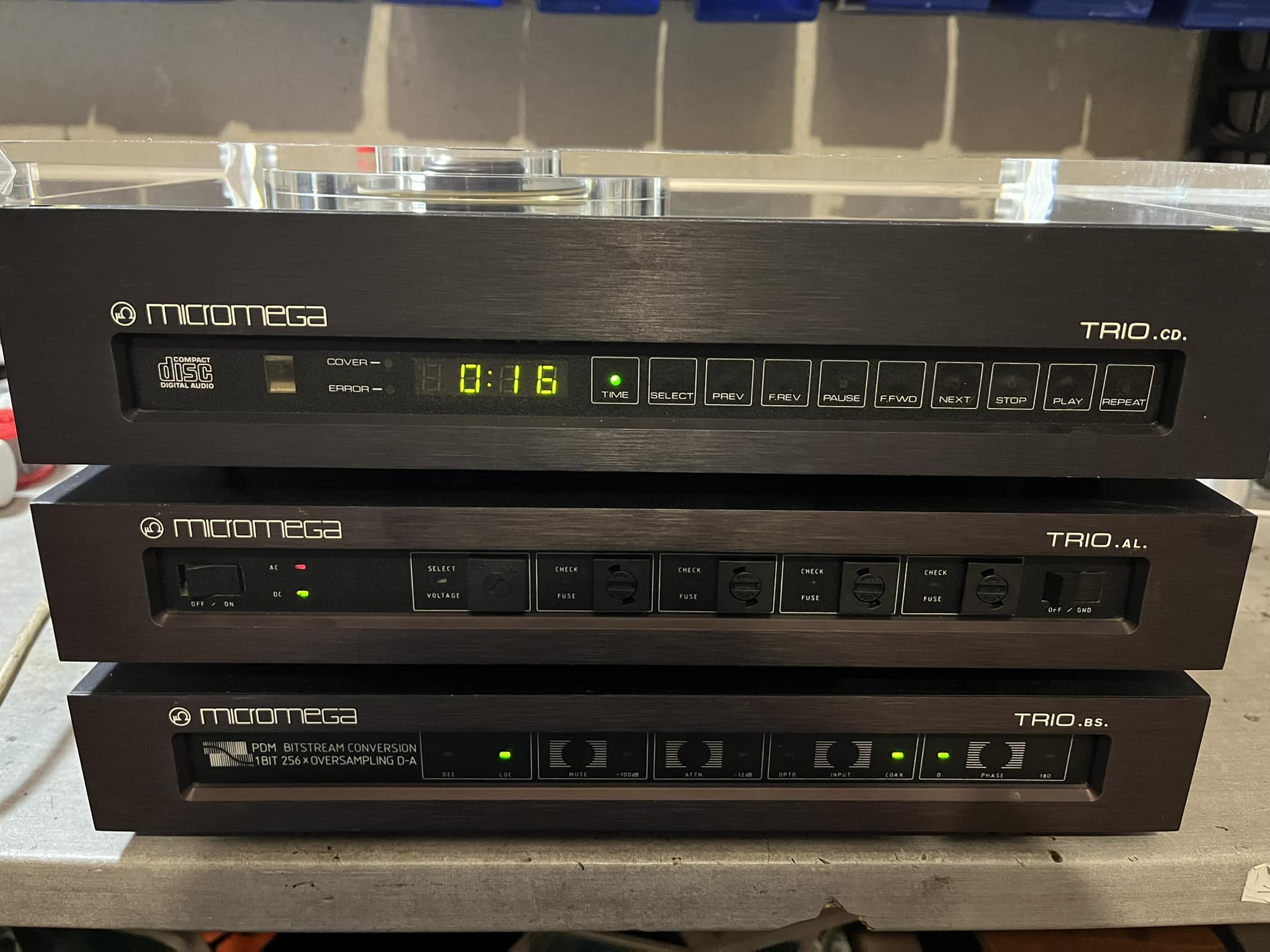 micromega trio réparation